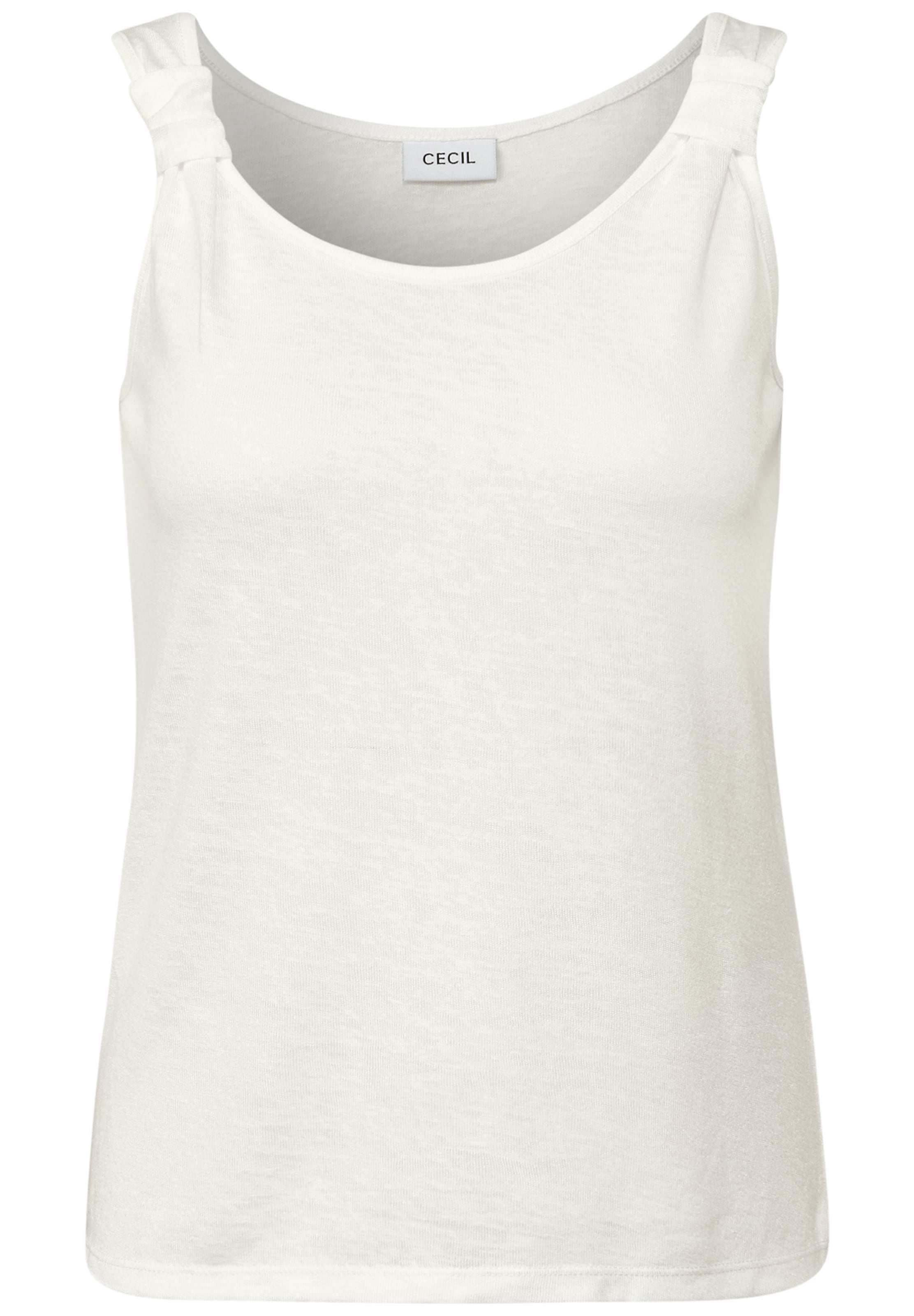 CECIL Top in White: front