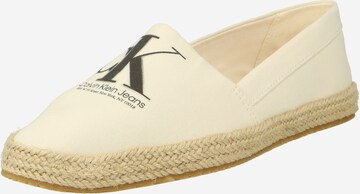 Calvin Klein Jeans Espadrilles in Beige: front