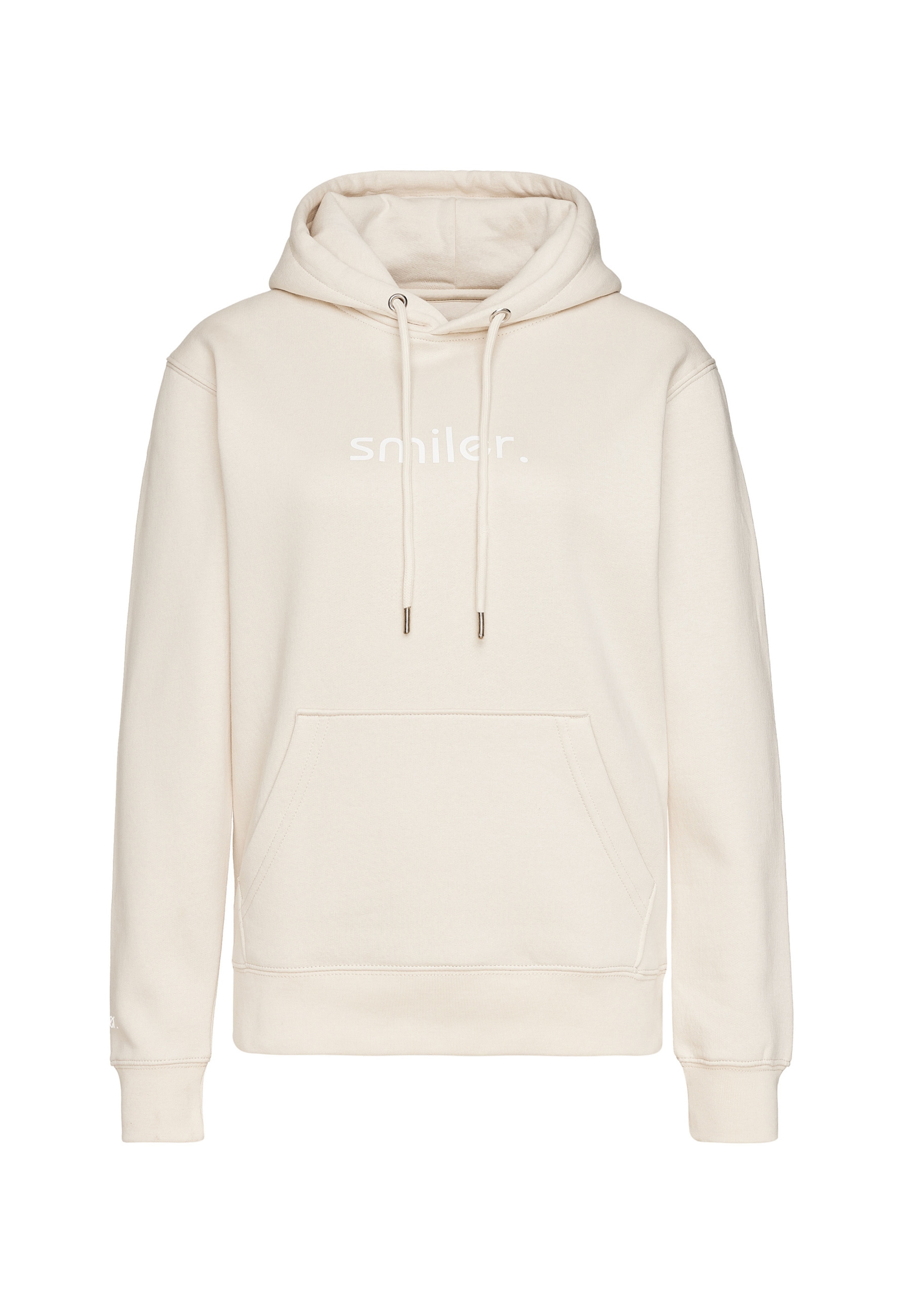 Sweat-shirt smiler. en beige : devant