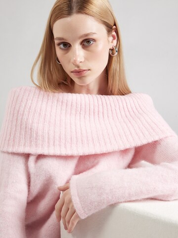 PIECES Pulover 'PCPAM' | roza barva