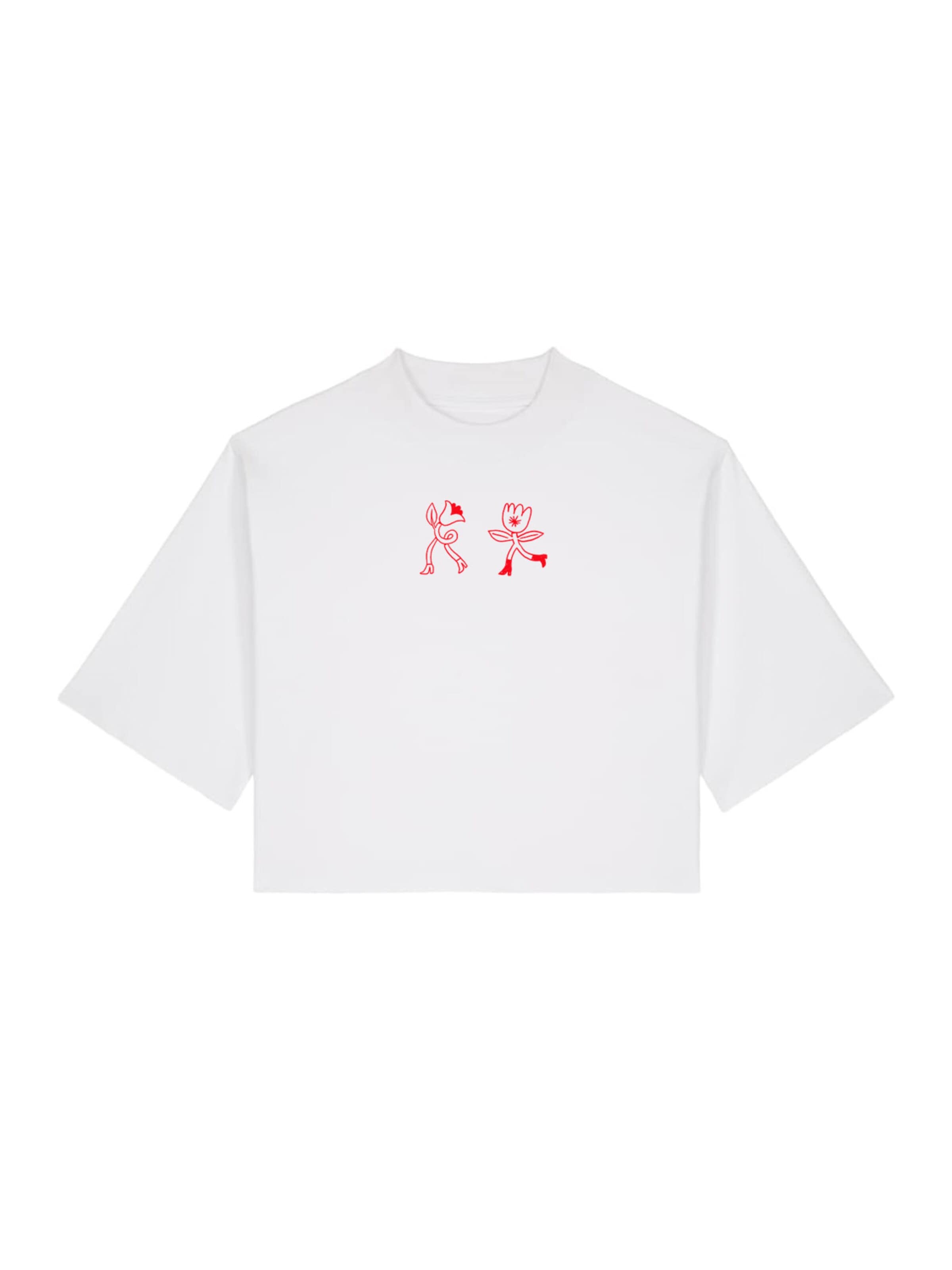 Kultgut Shirt 'HEY Summer!' in White: front