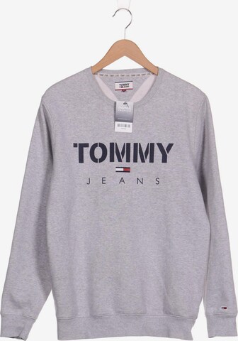 Tommy Jeans Sweater L in Grau: predná strana