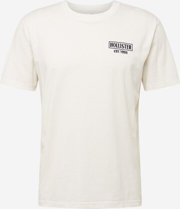 HOLLISTER - Camiseta en blanco: frente