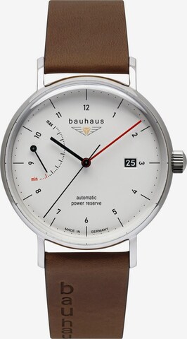 Bauhaus Analog Watch in Brown: front