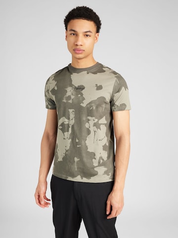 T-Shirt QS en vert : devant