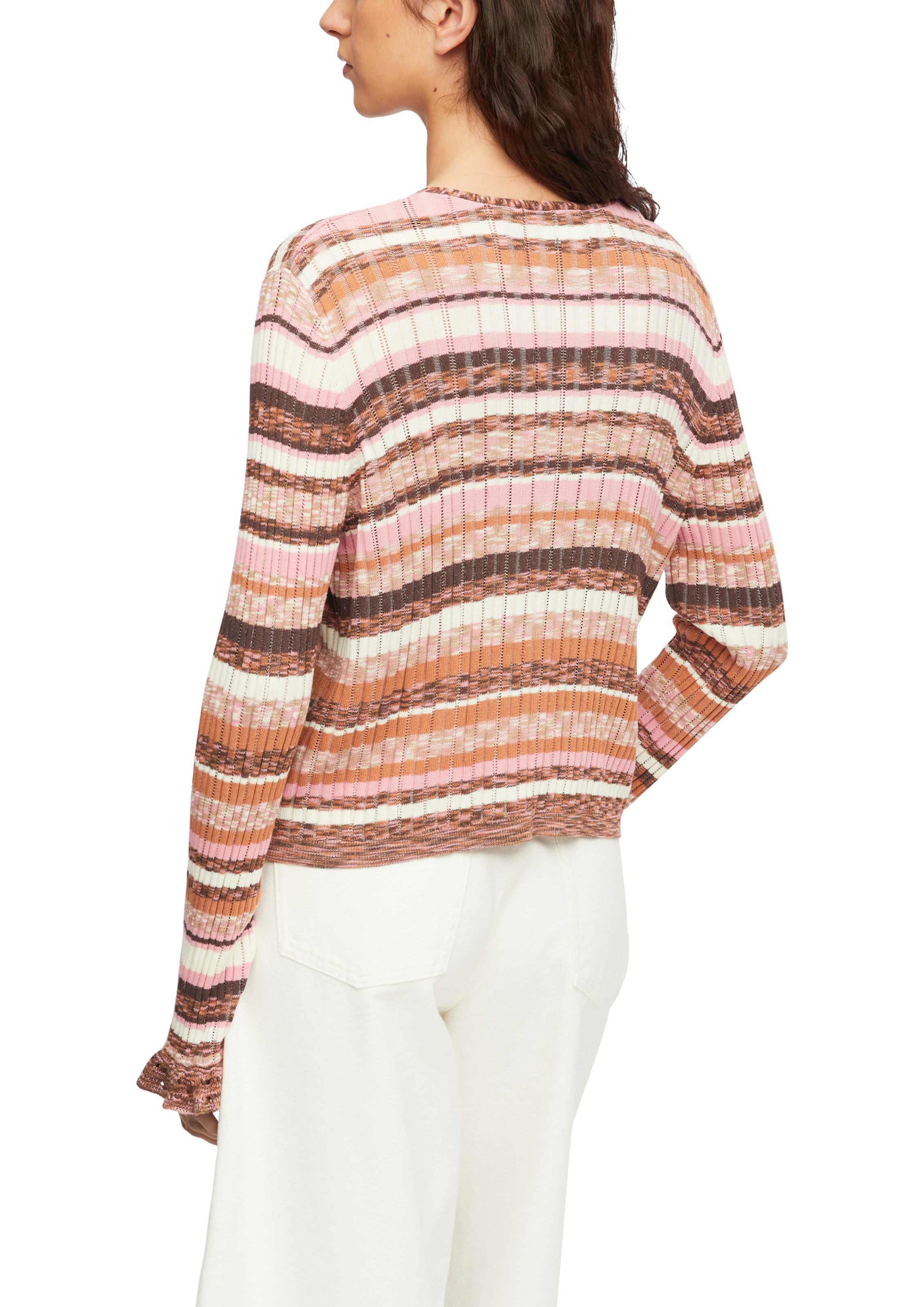 COMMA Strickjacke in Beige