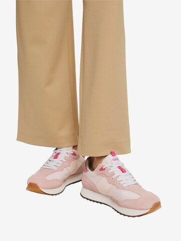 ESPRIT Sneakers laag in Roze: voorkant