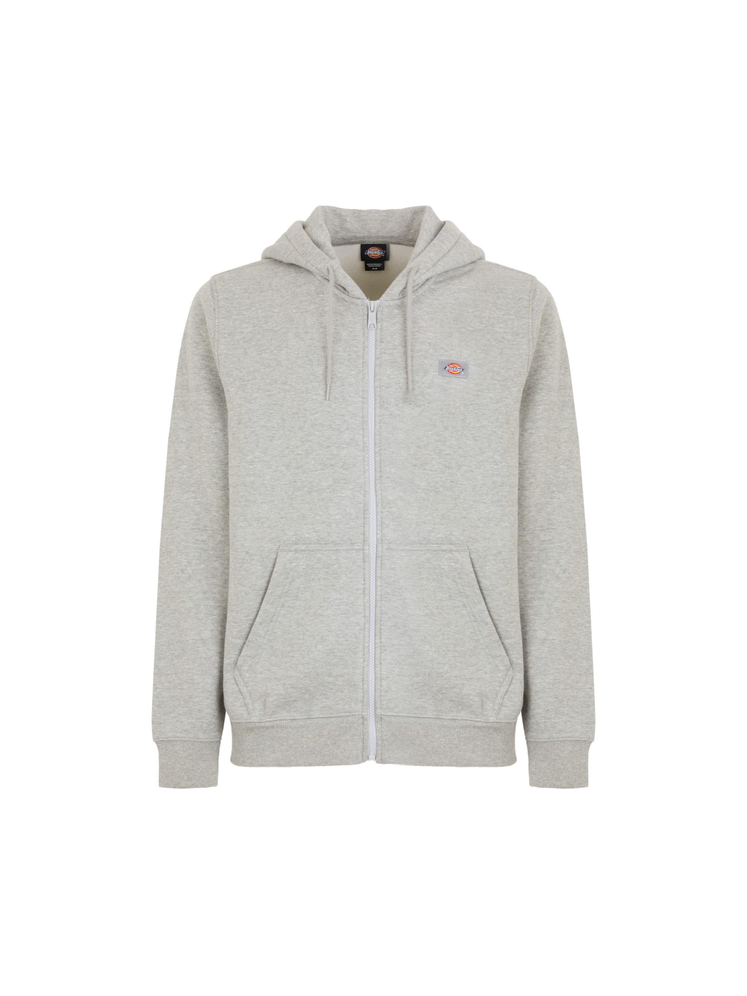 Giacca di felpa 'Oakport' di DICKIES in grigio: frontale