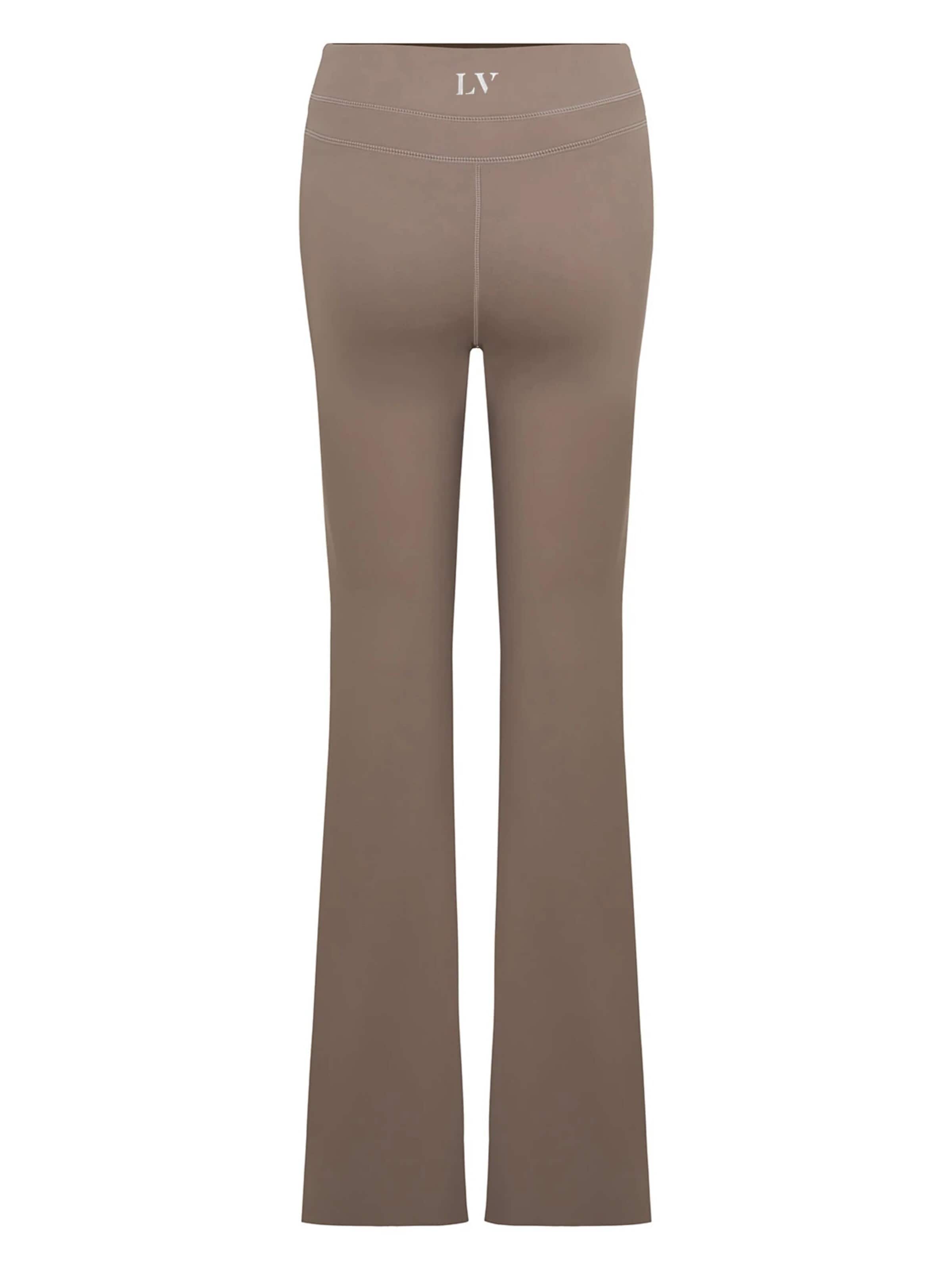 La V Flared Sportbroek 'Flared sportlegging Faye' in Grijs
