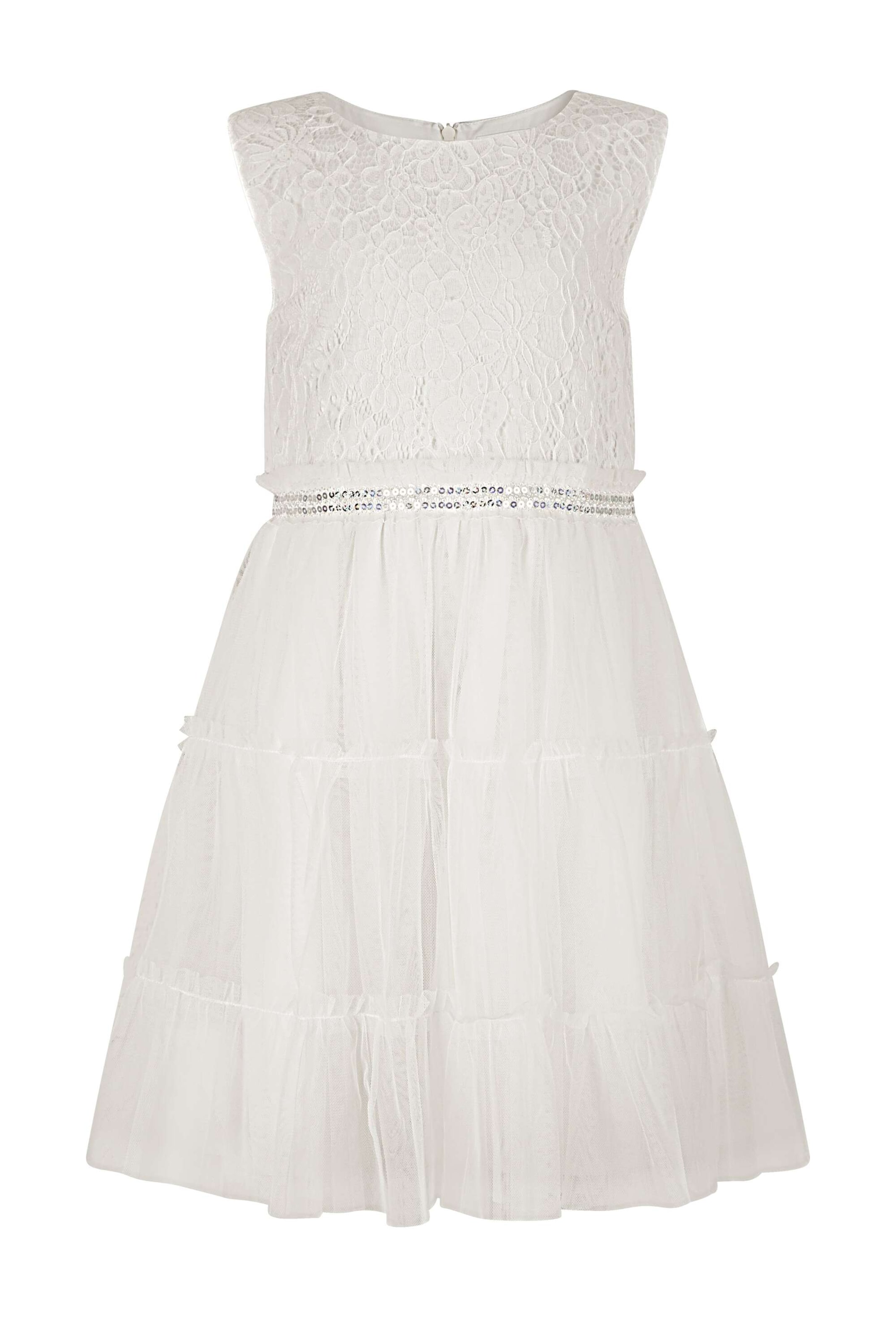 happy girls Φόρεμα σε λευκό: μπροστά