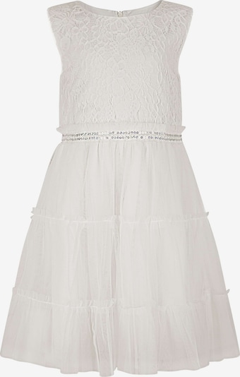 happy girls Robe en gris argenté / blanc, Vue avec produit