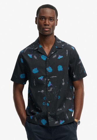 Fit confort Chemise Superdry & Co en noir : devant