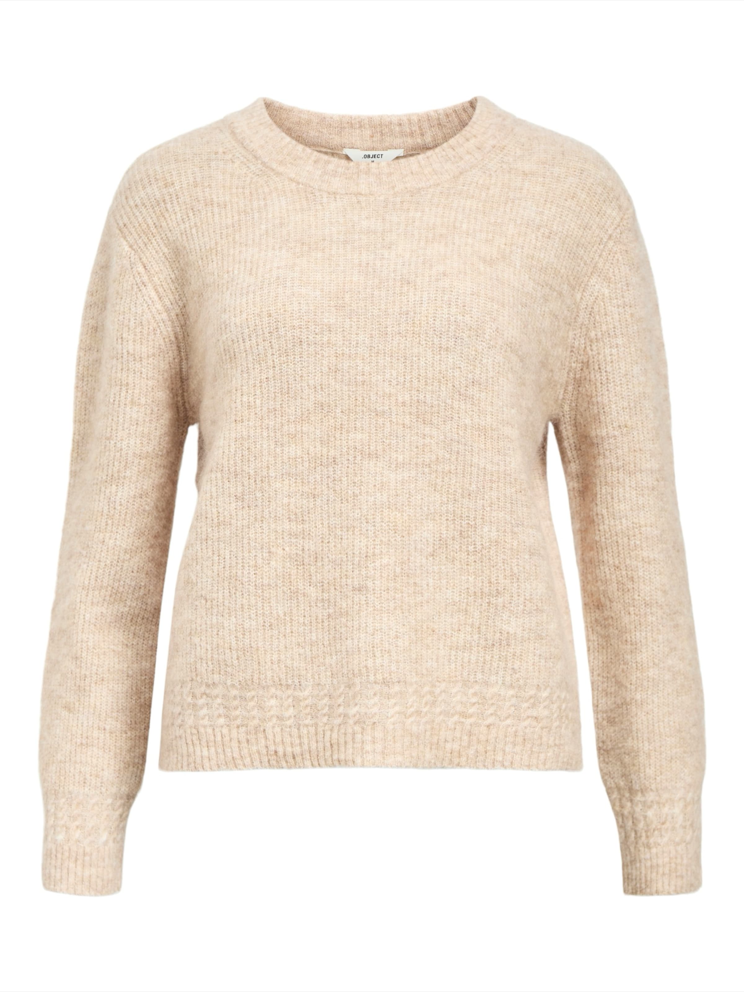 Pullover 'OBJABBY' di OBJECT in beige: frontale