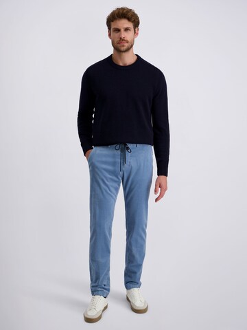 PIERRE CARDIN Tapered Trousers 'Confolens' in Blue