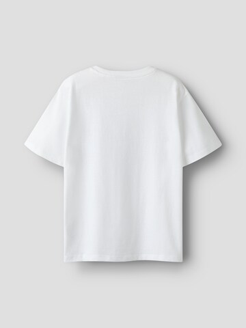 NAME IT Majica 'NKMHIPS' | bela barva