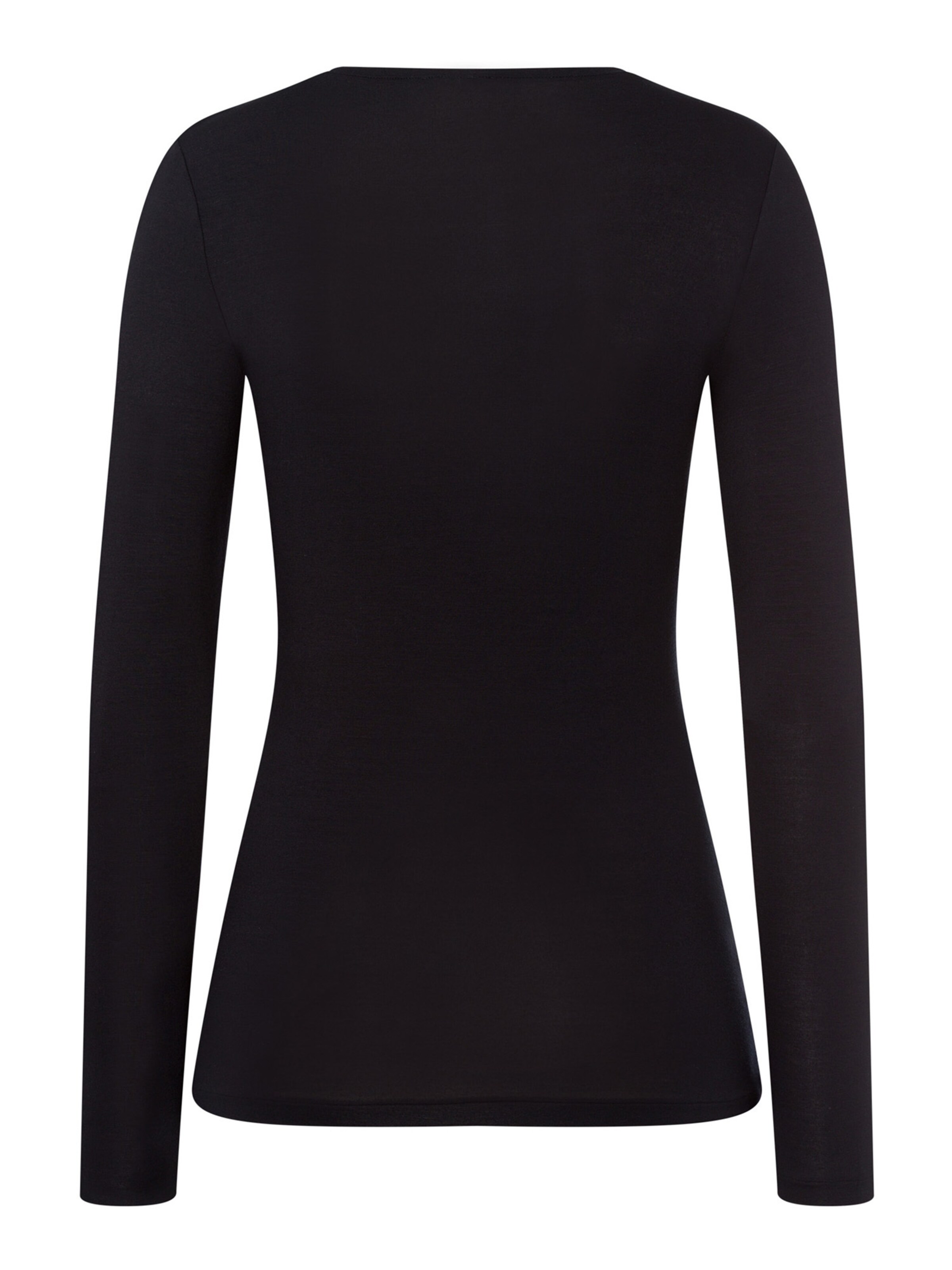 T-shirt ' Soft Touch ' Hanro en noir