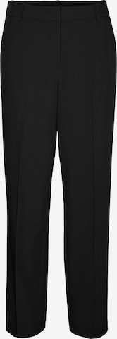 Regular Pantalon à plis VERO MODA en noir : devant