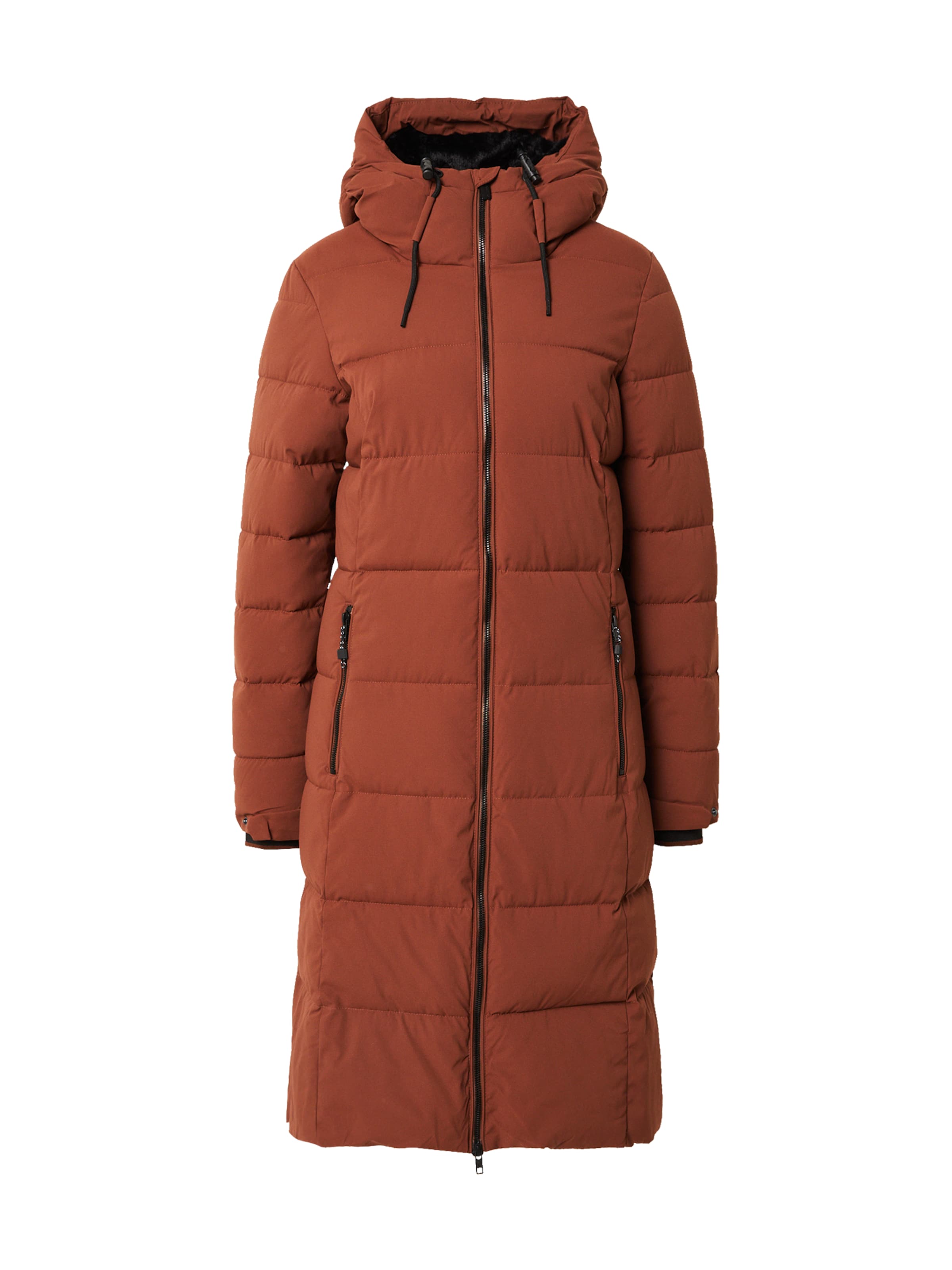 KILLTEC Outdoor coat 'KOW 56' in Brown: front
