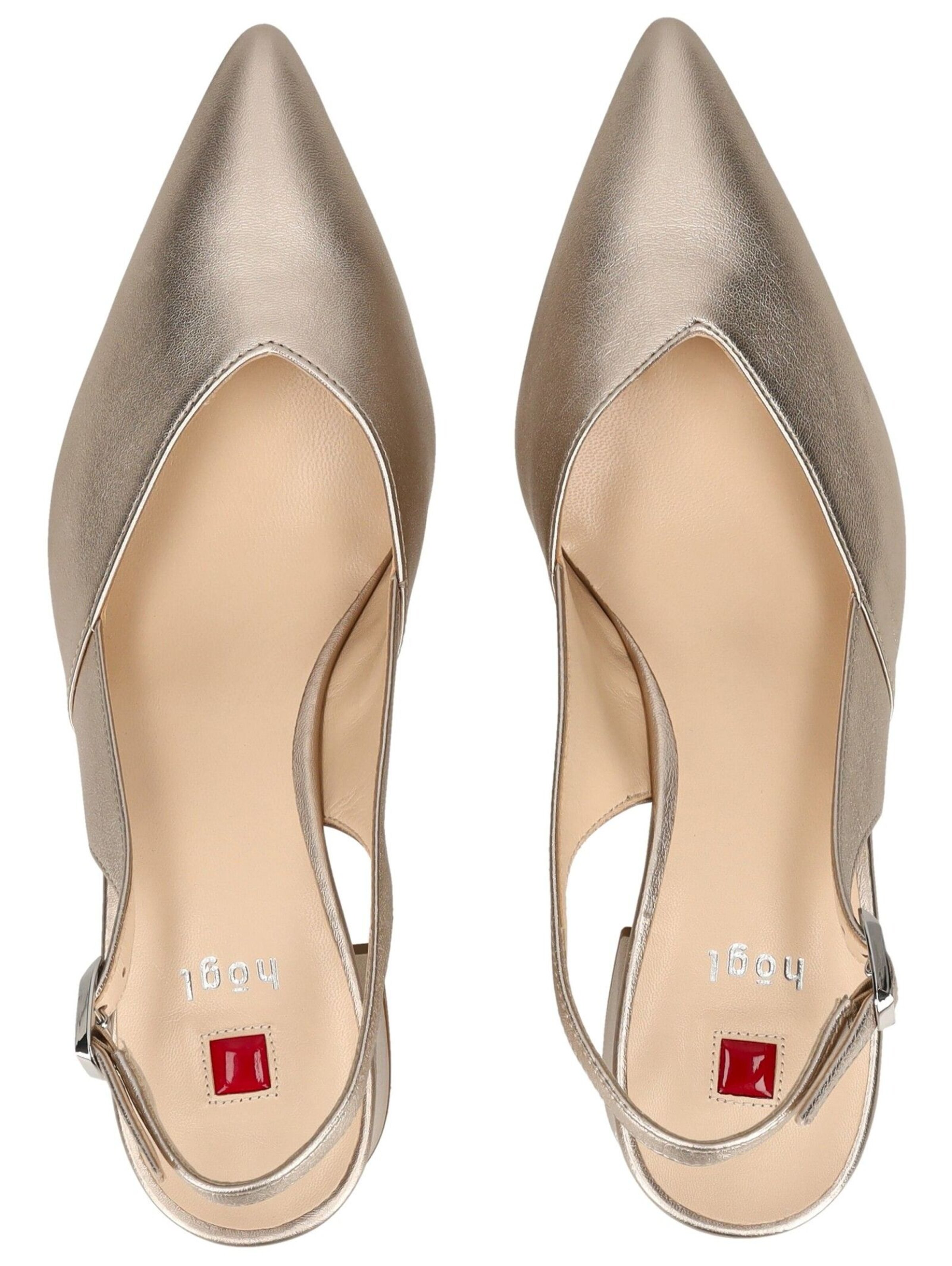 Escarpins à bride arrière Högl en argent