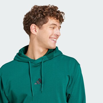 ADIDAS SPORTSWEAR Αθλητική μπλούζα φούτερ 'Essentials Feelcozy' σε πράσινο