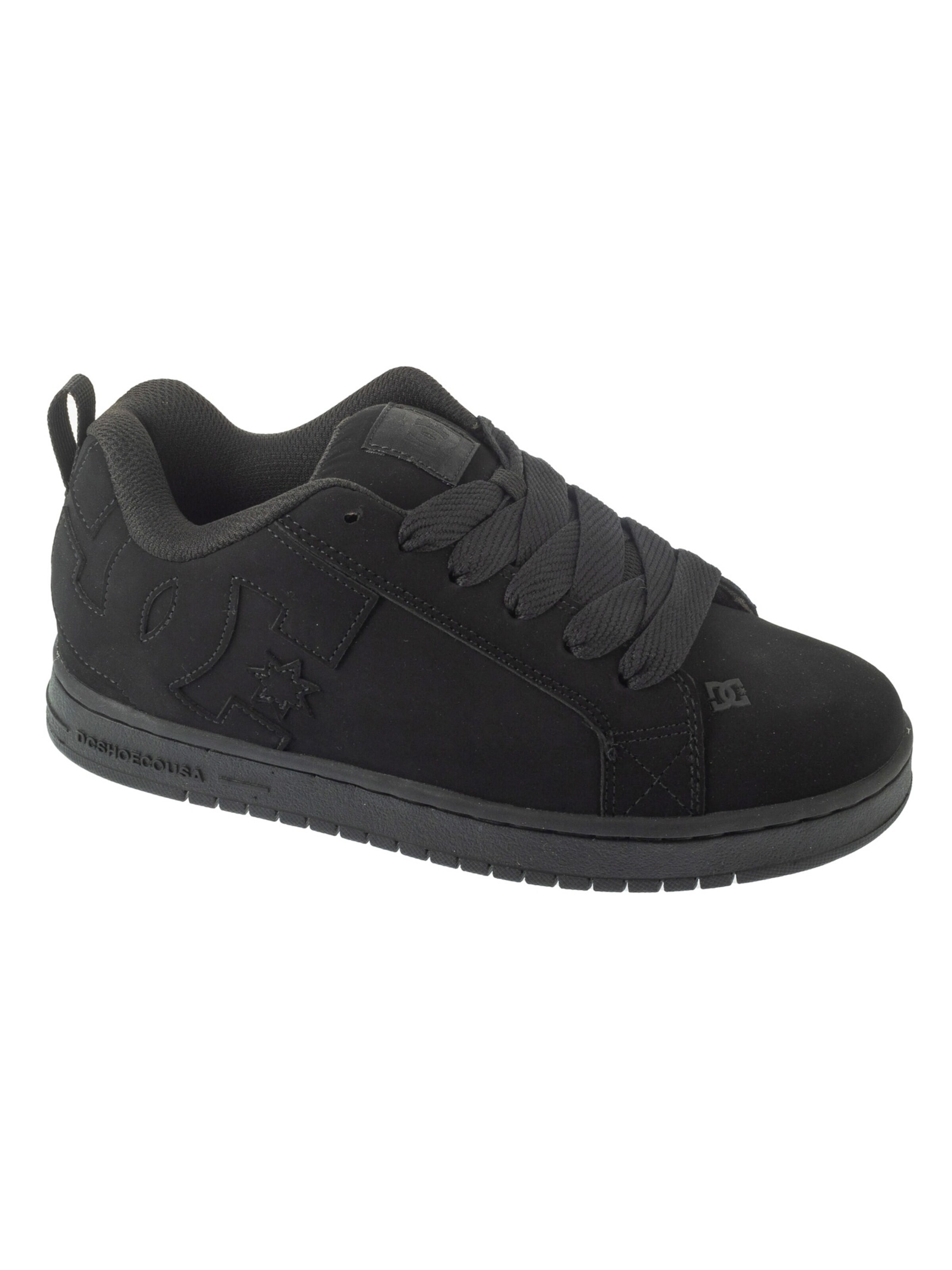DC Shoes Rövid szárú sportcipők 'Court Graffik' - fekete: elől