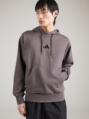 ADIDAS SPORTSWEAR Športová mikina 'Feelcozy' - Sivá: predná strana