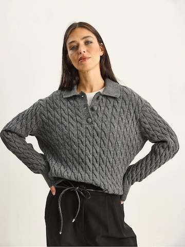 Bianco Lucci - Pullover em cinzento