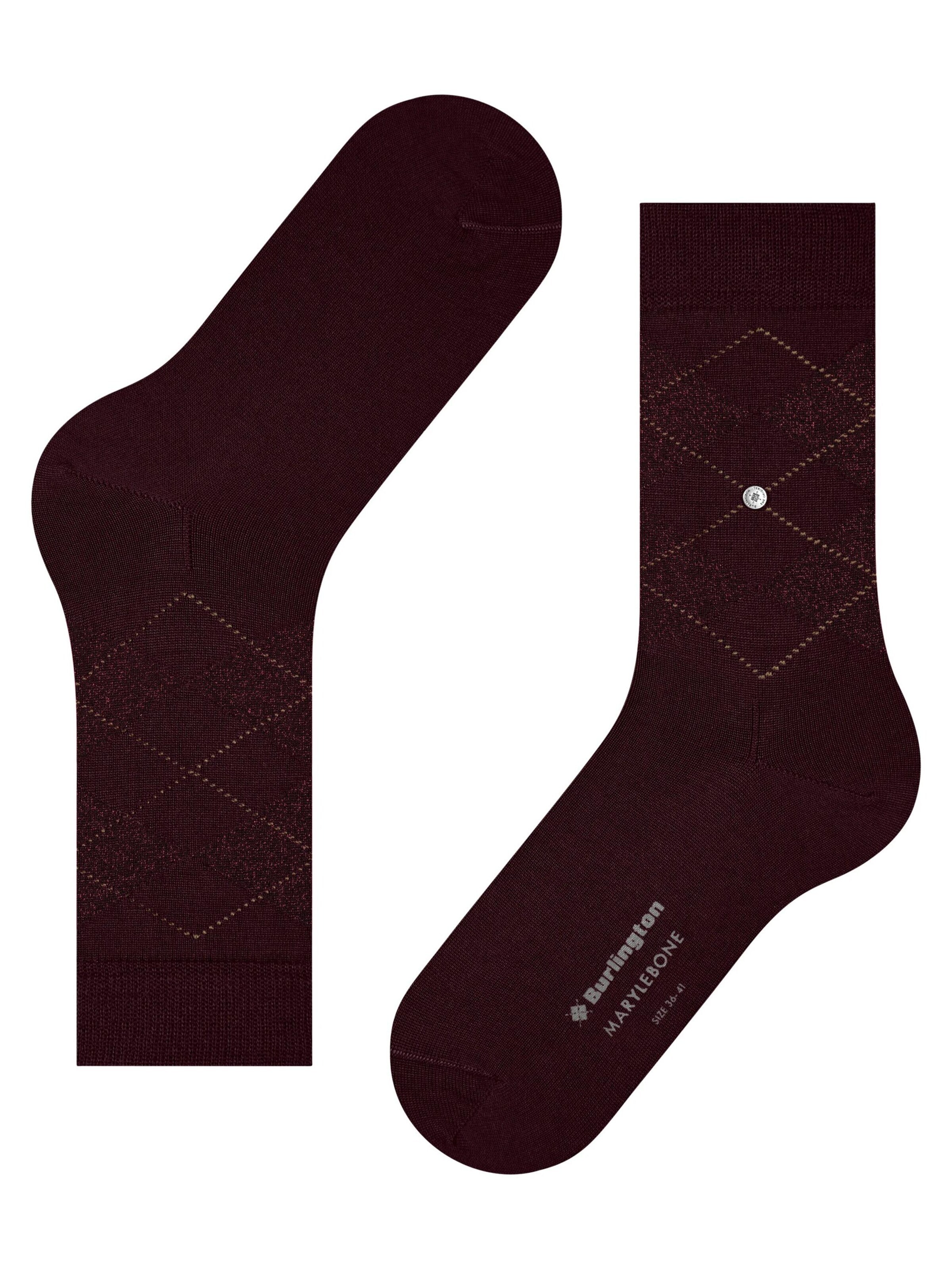 BURLINGTON Socken 'Marylebone Glitter'‌‌‌‌‌‌ in Rot
