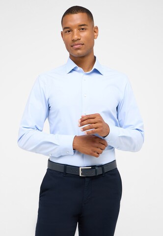 ETERNA Slim fit Zakelijk overhemd in Blauw: voorkant