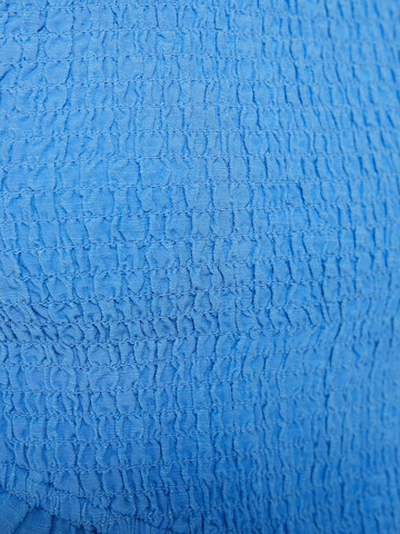 Bershka Top | modra barva