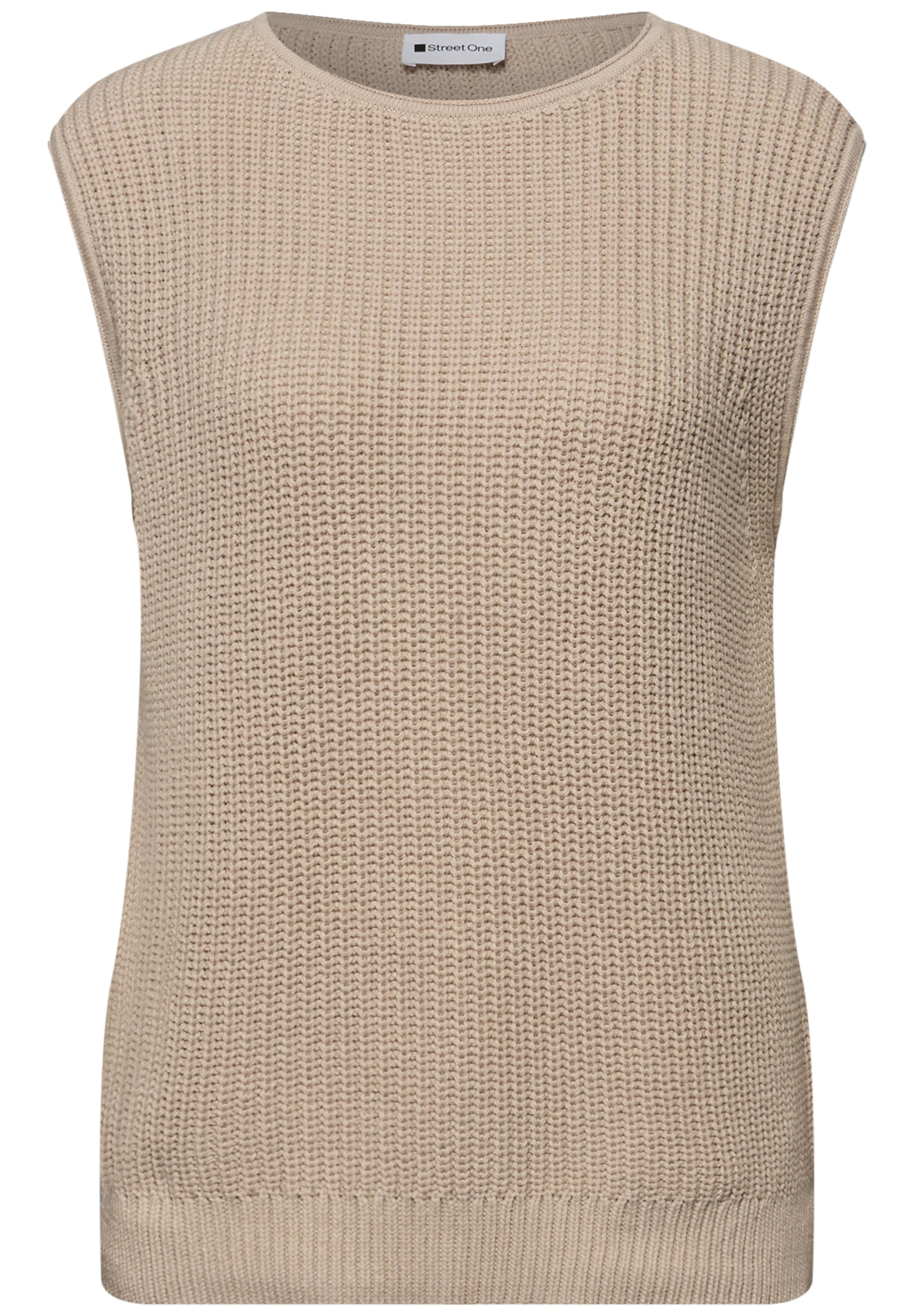 STREET ONE Pullover in Beige: Vorderseite