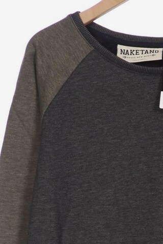 naketano Sweatshirt & Zip-Up Hoodie in L in Grey
