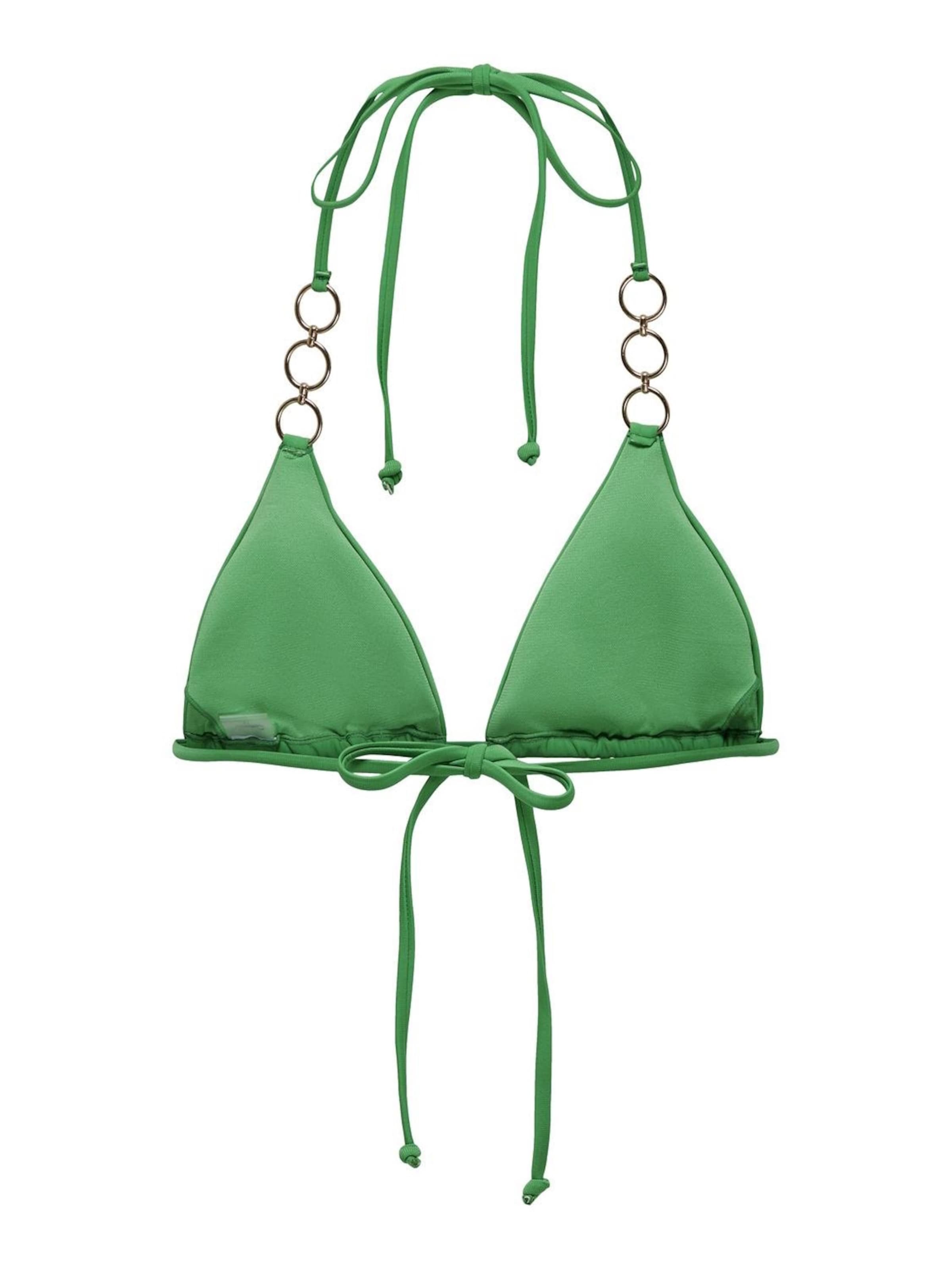 ONLY Trikotni nedrčki Bikini zgornji del 'Rio' | zelena barva