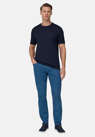 Boggi Milano Slim fit Chino trousers in Blue