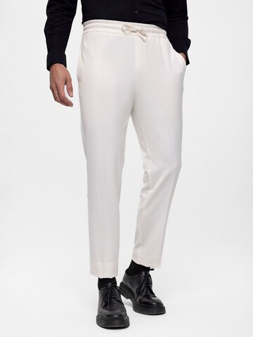 Loosefit Pantalon à plis Antioch en blanc