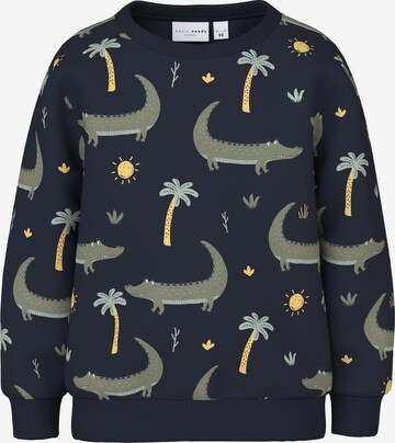 NAME IT Sweatshirt 'VERMO' i blå: framsida