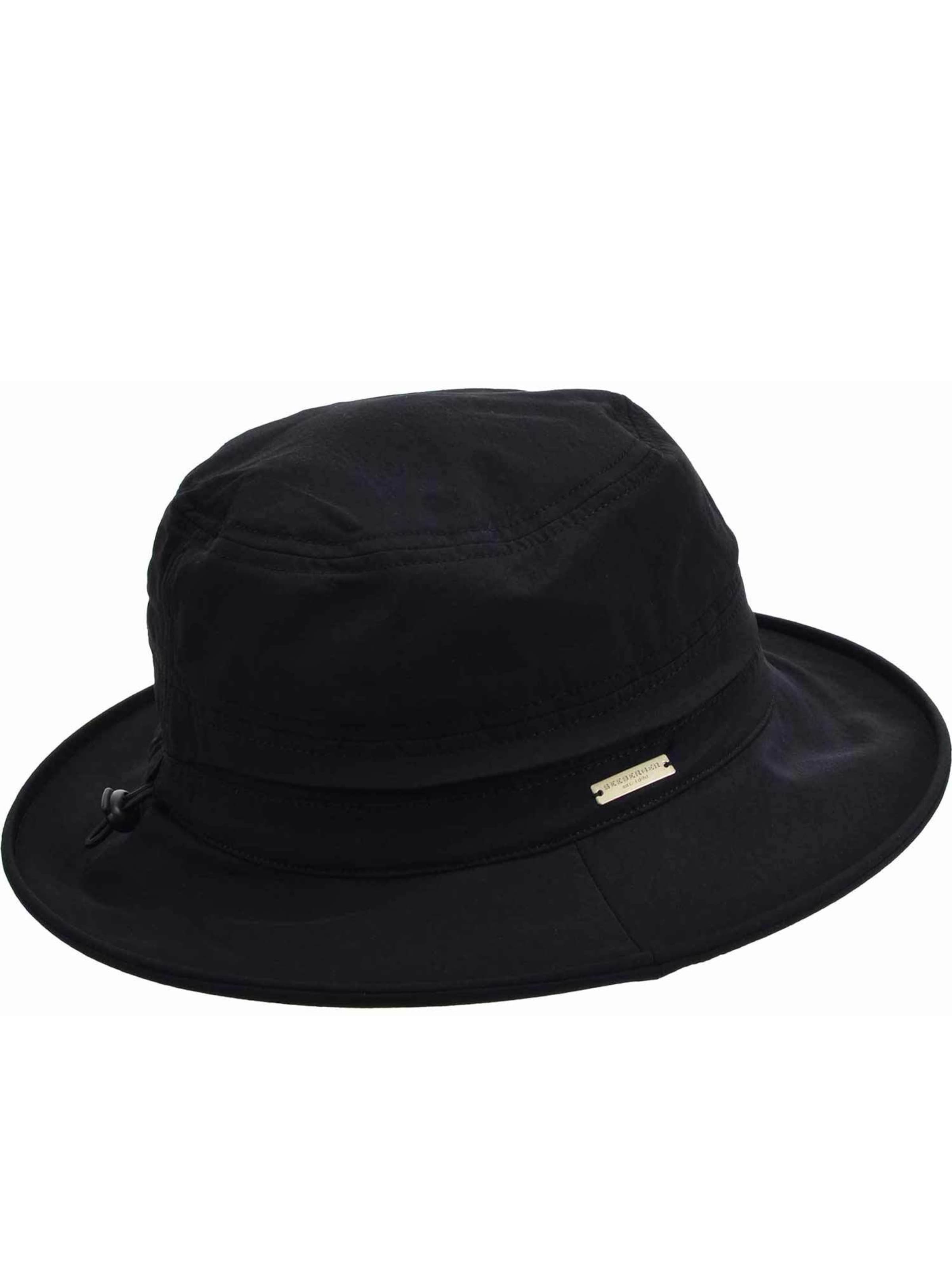 Seeberger Hat 'Hut' in Black: front