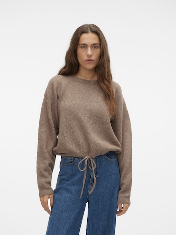 VERO MODA Sweater 'PHILLIS' in Brown: front