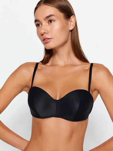 Trendyol Bralette Bra in Black: front