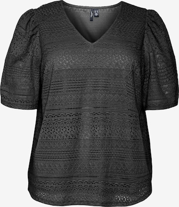 Chemisier 'VMHoney' Vero Moda Curve en noir : devant