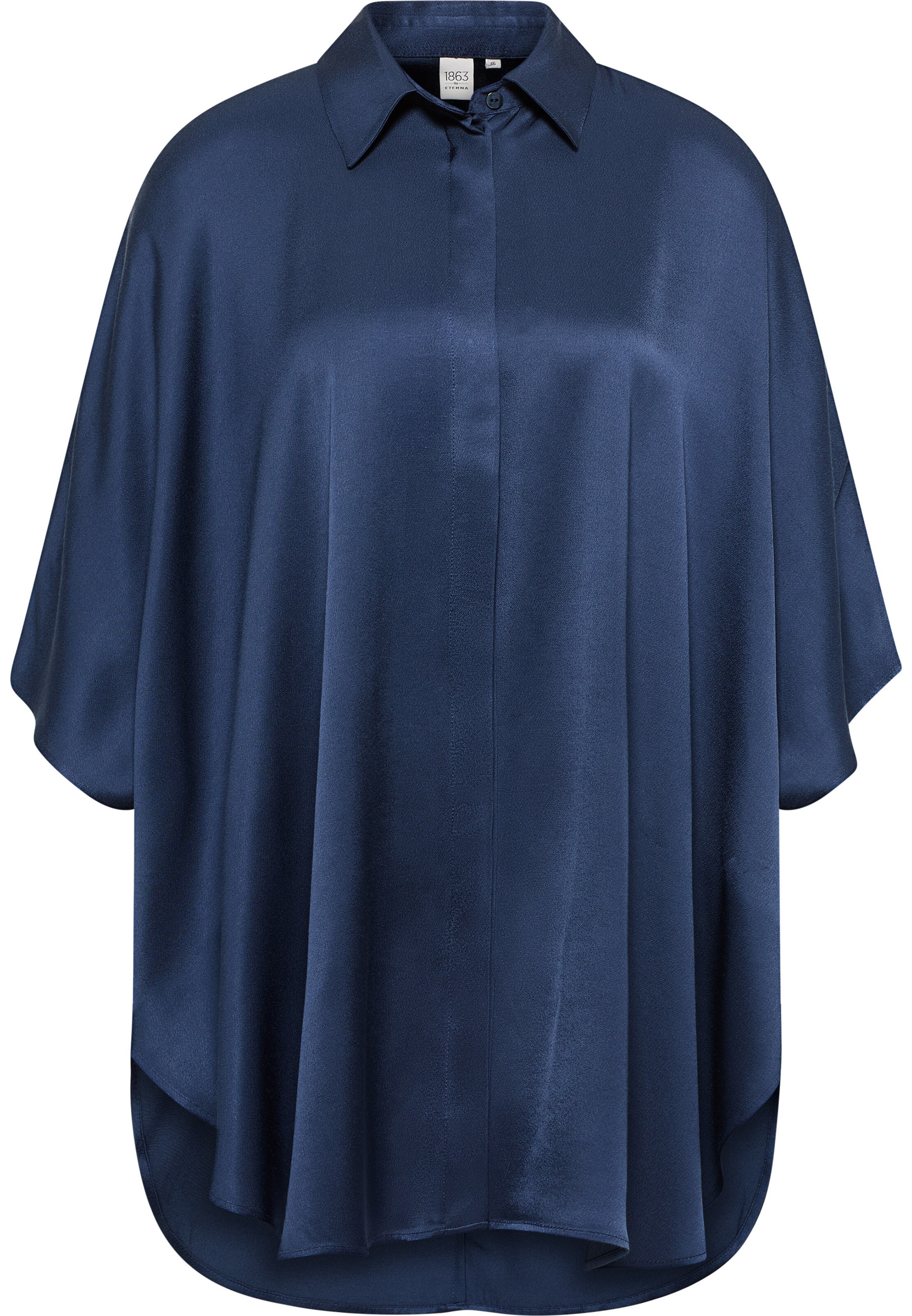 ETERNA Longbluse ' OVERSIZE FIT ' in Blau