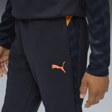 PUMA Slimfit Sportbroek 'Individual Cup' in Blauw