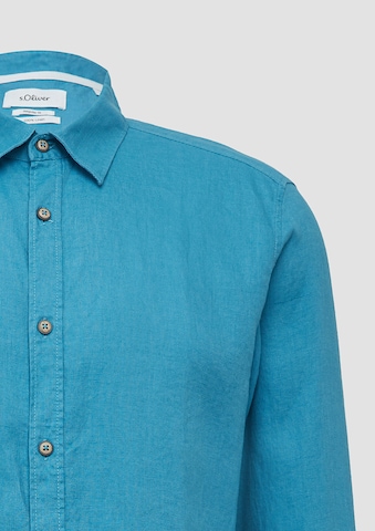 s.Oliver Regular fit Overhemd in Blauw