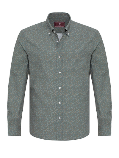 Williot Hemd in beige / grün, Produktansicht