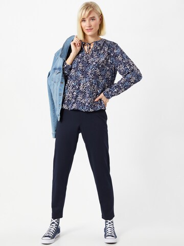 TOM TAILOR Bluse in Blau