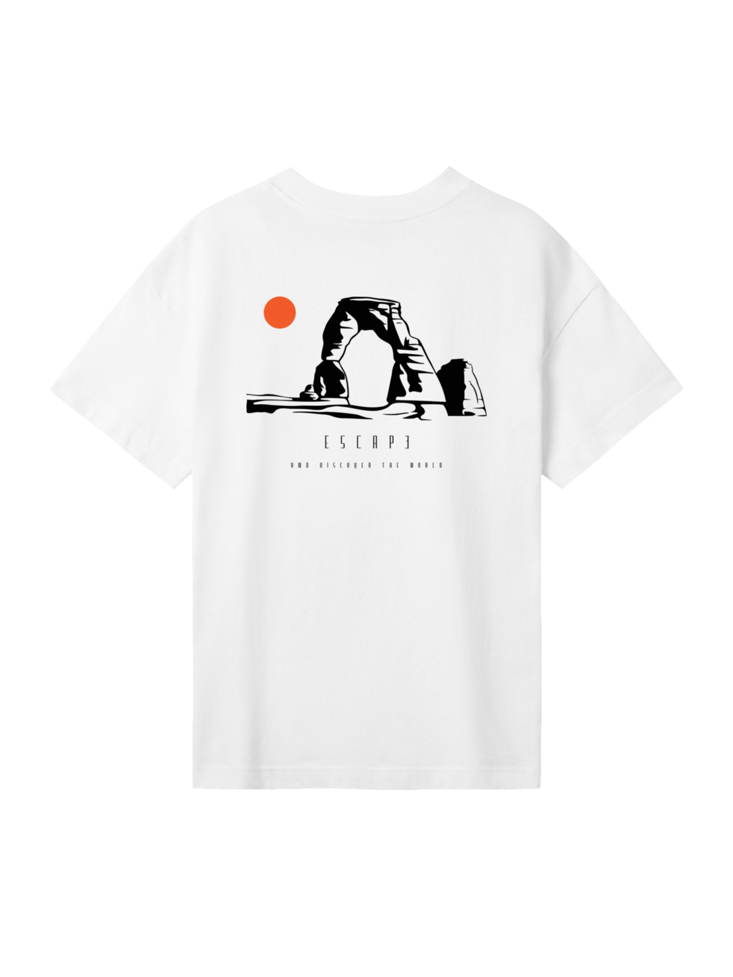F4NT4STIC Shirt 'Escape Discover the World Savannah' in White