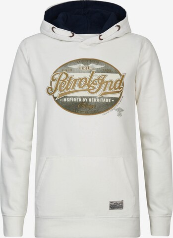 Petrol Industries Sweatshirt 'Ashland' in Weiß: predná strana