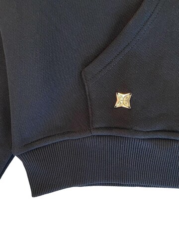 Pequs Sweatshirt 'Front Logo' in Black