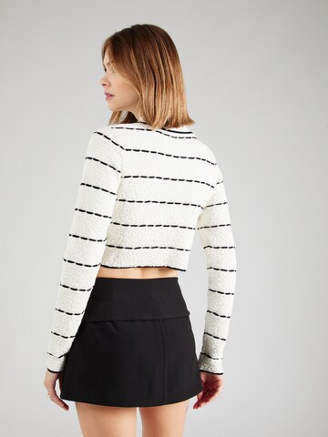 millane Knit cardigan in White