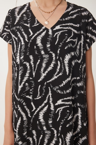 Happiness İstanbul Kleid in schwarz / weiß, Produktansicht